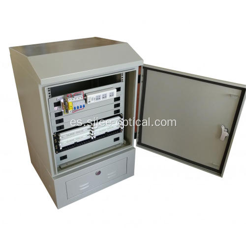 Gabinete de telecomunicaciones en rack de 19 "en rack